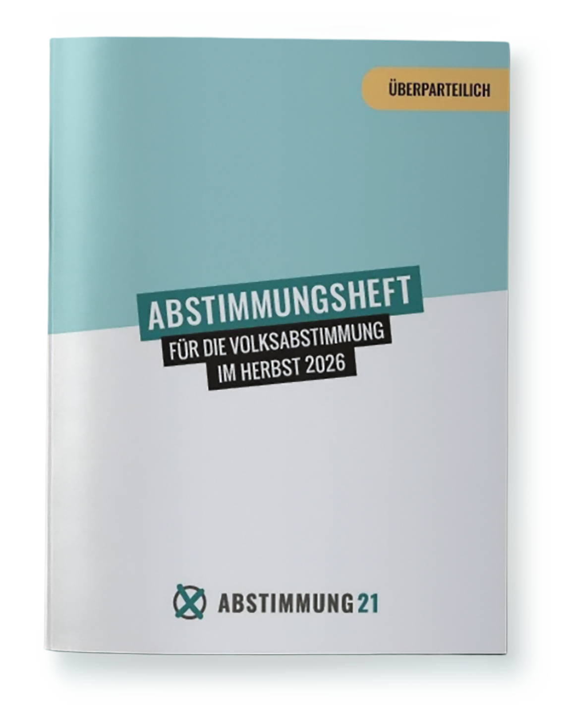 U1_Abstimmungsheft_haptisch_2 Titelblatt des Abstimmungsheftes